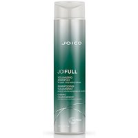 Green and silver JOICO JOIFULL Volumizing Shampoo bottle, 300ml, with white cap and bold white text.