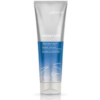 Silver and blue tube of JOICO Moisture Recovery Treatment Balm, 250ml, with white text and logo.
