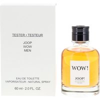 Joop! Wow EDT Fresh for Men 60ml, clear bottle with black cap, amber liquid, white label with bold black text.