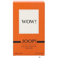 Orange box of Joop! Wow Men Eau de Toilette Spray 100ml with bold black and white text.