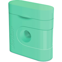Mint green Jordan Expand Fresh Dental Floss container with embossed logo and rounded edges.
