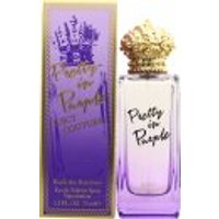 Juicy Couture Pretty In Purple Eau de Toilette 75ml spray with gold crown cap and purple gradient bottle.