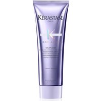 Purple Kérastase Blond Absolu Cicaflash Conditioner tube, 250ml, with silver cap and elegant branding.