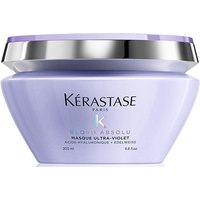 Kérastase Blond Absolu Masque Ultra-Violet 200ml, light purple jar with silver lid and bold black text.