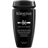 Kérastase Densifique Bain Homme 250ml, black bottle with silver cap and white text detailing.