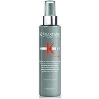 Kérastase Genesis Homme spray, 150ml green bottle with silver cap, red and white text detailing.