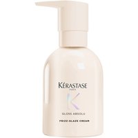 Kérastase Gloss Absolu Frizz-Glaze Cream, 240ml, in a pearl white pump bottle with sleek branding.