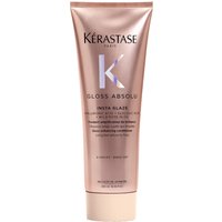 Pink tube of Kérastase Gloss Absolu Gloss Enhancing Conditioner, 200ml, with silver cap and bold logo.