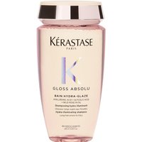 Kérastase Gloss Absolu Hydra-Illuminating Shampoo 250ml, pink bottle with silver cap and elegant label design.