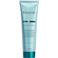 Light blue tube of Kérastase Resistance Ciment Thermique 125ml with dark blue cap and logo.