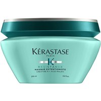 Teal Kérastase Resistance Masque Extentioniste 200ml jar with silver lid and brand logo on front.