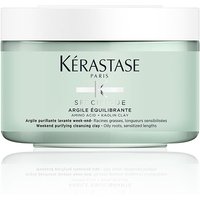 Kérastase Specifique Argile Equilibrante Cleansing Hair Clay in a mint green 250ml jar with a white lid.