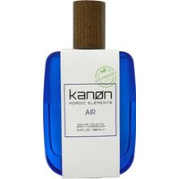 Blue Kanøn Nordic Elements Air Eau de Toilette 100ml bottle with wooden cap and white label.