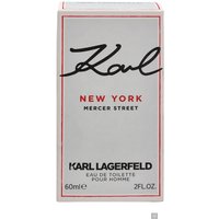 Karl Lagerfeld New York Mercer Street Eau de Toilette 60ml, white box with black signature and red accents.