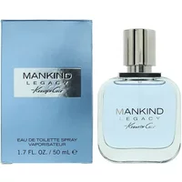 Kenneth Cole Mankind Legacy Eau De Toilette 50ml, light blue bottle with silver cap and matching box.