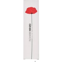 Kenzo Flower By Kenzo Eau de Parfum Spray 30ml box with a tall red poppy design on a white background.