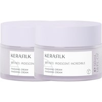 Kerasilk DOUBLE Finishing Cream 50ml, two white jars with purple lids and elegant branding.