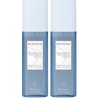 Kerasilk DOUBLE Liquid Cuticle Filler 125ml, blue rectangular bottle with white cap and label.