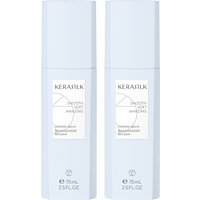 Kerasilk DOUBLE Taming Balm 75ml, light blue bottle with white label and silver text.