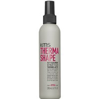 KMS ThermaShape Hot Flex Spray 200ml, white bottle with black cap and bold red text.