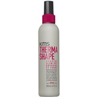 KMS ThermaShape Shaping Blow Dry 200ml, grey bottle with pink cap and bold pink text.