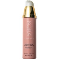 Pink Kora Organics Kakadu Plum Vitamin C Serum bottle with gold cap, 30 ml size.