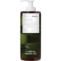 Korres Aloe Seasalt Handwash 400ml bottle with pump, green label featuring aloe leaf design.