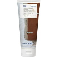 Korres Vanilla Cinnamon Body Smoothing Milk 200 ml, white tube with brown and gray design, flip-top cap