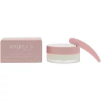 Kylie Skin Hydrating Lip Mask 8g in a pink and white jar with matching pink lid, next to a pink box.