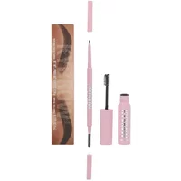 Kylie Skin Kybrow Kit 002 Auburn with dual-ended pencil, spoolie brush, and pink brow gel tube.