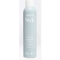 Light blue La Biosthetique Classic Formula Hair Laque 300ml spray can with white cap and text.