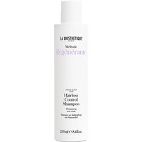 White La Biosthetique Hairloss Control Shampoo bottle, 250ml, with black text and a sleek cylindrical design.