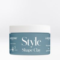 Blue La Biosthetique Shape Clay jar, 75ml, with white text and a white lid.