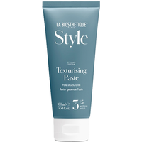 La Biosthetique Shape Texturising Paste in a teal tube, 100ml, with white cap and bold white text on the front.