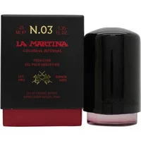 "La Martina Nude Amber Intense Eau De Cologne 40ml with black cylindrical bottle and matching black box with red accents"