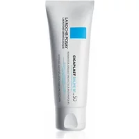 White tube of La Roche Cicaplast-b5 Baume + Repair Cream SPF50, blue logo, black text, 40ml size.