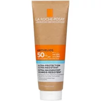 Beige tube of La Roche-Posay Anthelios Hydrating Lotion SPF 50, 75ml, with orange and white label accents.