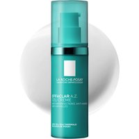 Teal La Roche-Posay Effaclar A.Z Gel-Cream bottle with pump dispenser and white label, 41ml size.