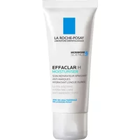 White tube of La Roche-Posay Effaclar H Moisturising Cream, blue and black text, 40ml size.