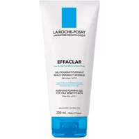 La Roche-Posay Effaclar Purifying Foaming Gel Cleanser 200ml, white tube with blue cap and logo.