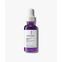 Purple La Roche-Posay Mela B3 Serum bottle with white label and dropper cap, 30ml size.
