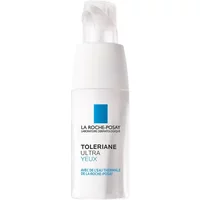 White La Roche-Posay Toleriane Dermallergo Eye Cream 20ml with blue logo and pump dispenser.