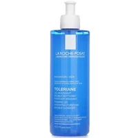 Blue La Roche-Posay Toleriane foaming cleanser bottle with white pump, 400ml, for normal to oily skin.
