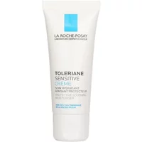 White tube of La Roche-Posay Toleriane Sensitive Creme with blue logo and text, 40ml size.
