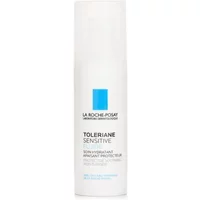 White La Roche-Posay Toleriane Sensitive Fluid Moisturiser 40ml bottle with blue logo and black text.
