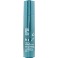 Blue cylindrical bottle of Label M Organic Moisturising Lemongrass Conditioner 200ml with white text.