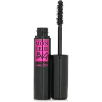 Black Lancôme Monsieur Big Mascara with pink label and thick bristle brush wand.