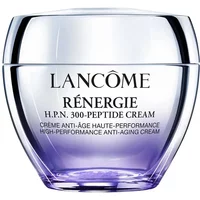 Lancôme Renergie H.P.N. 300-Peptide Cream in a clear purple-tinted jar with black text on the front, 50ml size.