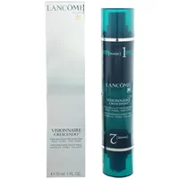 Lancôme Visionnaire Crescendo Night Peel, blue cylindrical bottle with silver accents, next to white box.