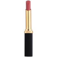 L'Oréal Paris matte lipstick in shade 633 Rosy Confident, gold tube with black base, 1.8g.